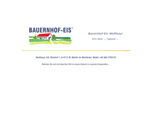 Tablet Screenshot of bauernhofeis.eu